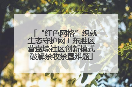 “红色网格”织就生态守护网！东胜区营盘壕社区创新模式破解禁牧禁垦难题