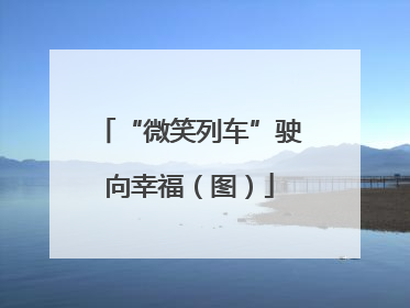 “微笑列车”驶向幸福（图）