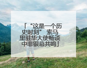 “这是一个历史时刻” 索马里驻华大使畅谈中非银幕共鸣