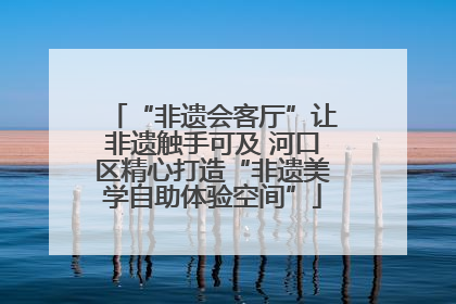 “非遗会客厅”让非遗触手可及 河口区精心打造“非遗美学自助体验空间”