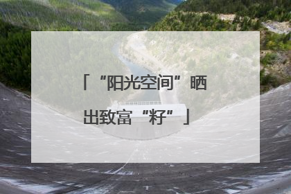 “阳光空间”晒出致富“籽”