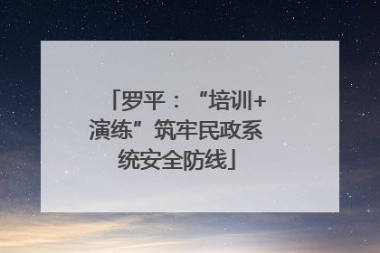 罗平：“培训+演练”筑牢民政系统安全防线