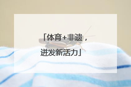 体育+非遗，迸发新活力