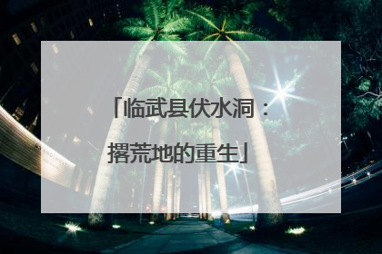 临武县伏水洞：撂荒地的重生