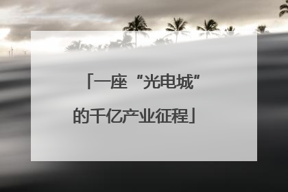 一座“光电城”的千亿产业征程