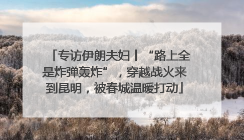 专访伊朗夫妇丨“路上全是炸弹轰炸”，穿越战火来到昆明，被春城温暖打动