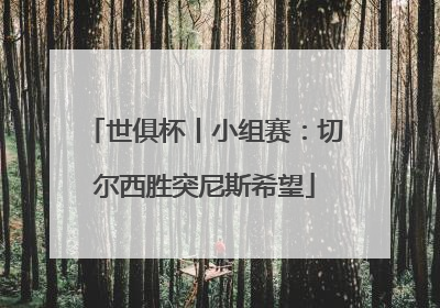 世俱杯丨小组赛：切尔西胜突尼斯希望