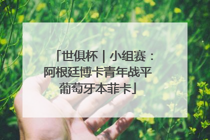 世俱杯｜小组赛：阿根廷博卡青年战平葡萄牙本菲卡