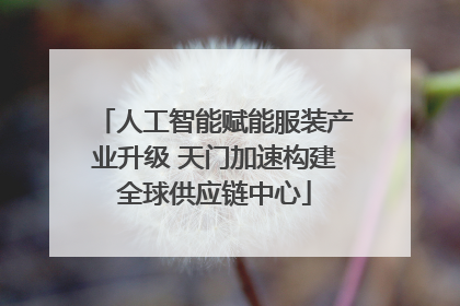 人工智能赋能服装产业升级 天门加速构建全球供应链中心