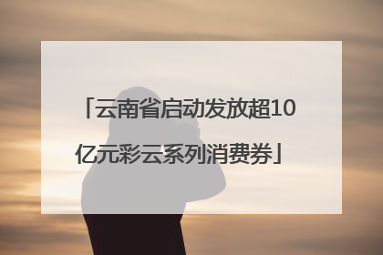 云南省启动发放超10亿元彩云系列消费券