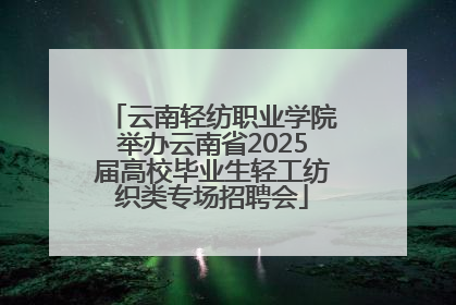 云南轻纺职业学院举办云南省2025届高校毕业生轻工纺织类专场招聘会