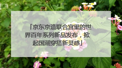 京东京造联合宫里的世界百年系列新品发布，掀起国潮穿搭新灵感