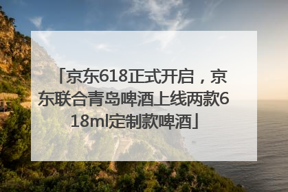 京东618正式开启，京东联合青岛啤酒上线两款618ml定制款啤酒