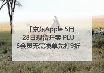 京东Apple 5月28日现货开卖 PLUS会员无需凑单先打9折再叠618优惠