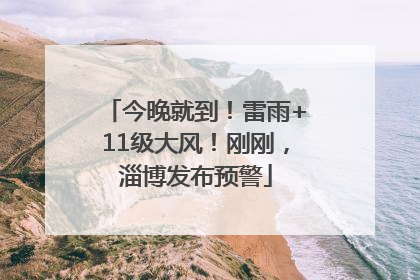 今晚就到！雷雨+11级大风！刚刚，淄博发布预警