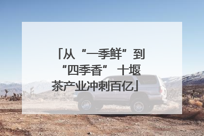 从“一季鲜”到“四季香” 十堰茶产业冲刺百亿
