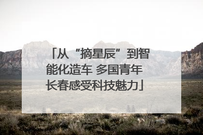 从“摘星辰”到智能化造车 多国青年长春感受科技魅力