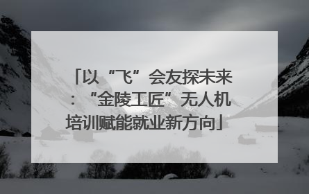 以“飞”会友探未来：“金陵工匠”无人机培训赋能就业新方向