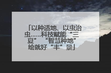 以种适地、以虫治虫……科技赋能“三夏” “智慧种地”绘就好“丰”景