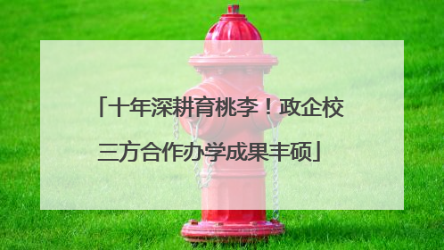 十年深耕育桃李！政企校三方合作办学成果丰硕