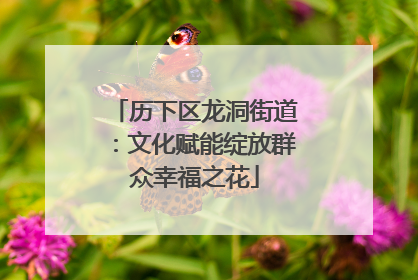 历下区龙洞街道：文化赋能绽放群众幸福之花