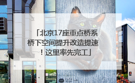北京17座重点桥系桥下空间提升改造提速！这里率先完工