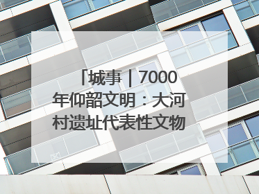 城事｜7000年仰韶文明：大河村遗址代表性文物首回原址