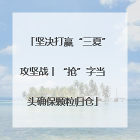 坚决打赢“三夏”攻坚战丨“抢”字当头确保颗粒归仓