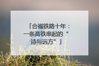 合福铁路十年：一条高铁串起的“诗与远方”