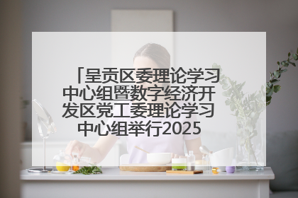 呈贡区委理论学习中心组暨数字经济开发区党工委理论学习中心组举行2025年第七次学习会议