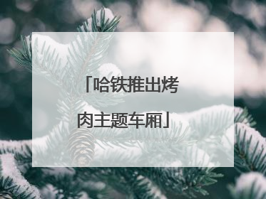 哈铁推出烤肉主题车厢