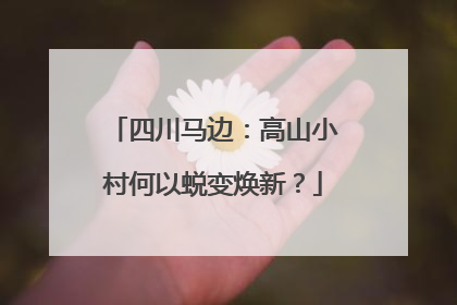 四川马边：高山小村何以蜕变焕新？