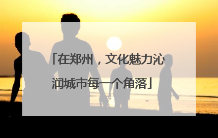 在郑州，文化魅力沁润城市每一个角落