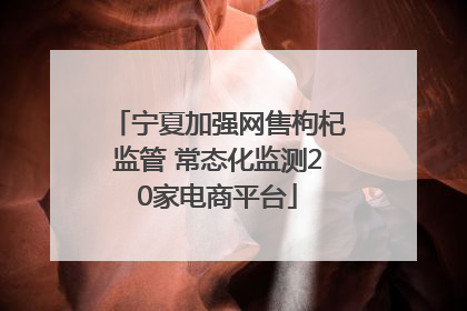 宁夏加强网售枸杞监管 常态化监测20家电商平台