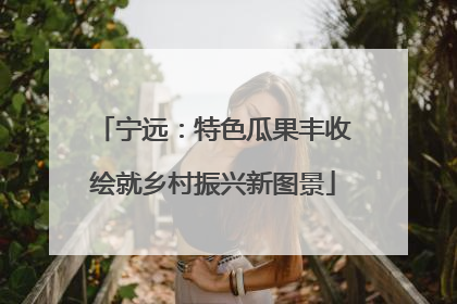 宁远：特色瓜果丰收绘就乡村振兴新图景