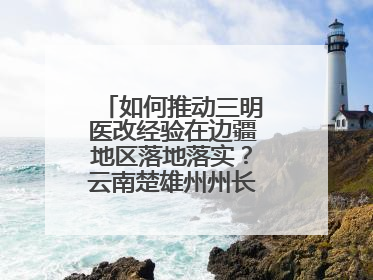 如何推动三明医改经验在边疆地区落地落实？云南楚雄州州长答红星新闻