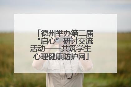 德州举办第二届“启心”研讨交流活动——共筑学生心理健康防护网
