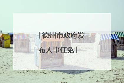 德州市政府发布人事任免