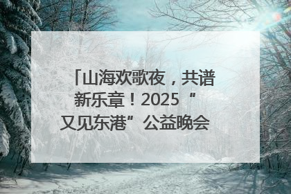 山海欢歌夜，共谱新乐章！2025“又见东港”公益晚会奏响文旅强音