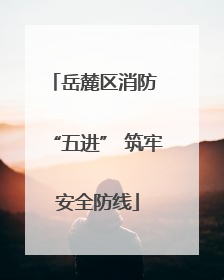 岳麓区消防 “五进” 筑牢安全防线