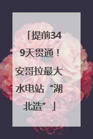 提前349天贯通！安哥拉最大水电站“湖北造”