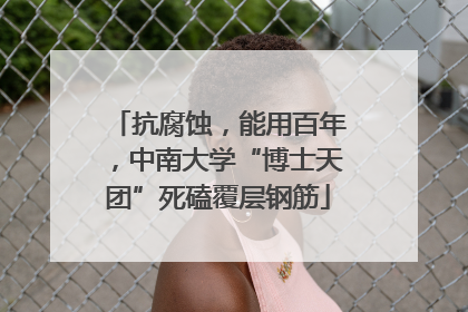 抗腐蚀，能用百年，中南大学“博士天团”死磕覆层钢筋