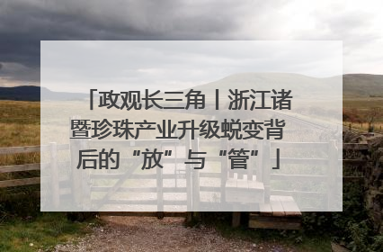 政观长三角丨浙江诸暨珍珠产业升级蜕变背后的“放”与“管”