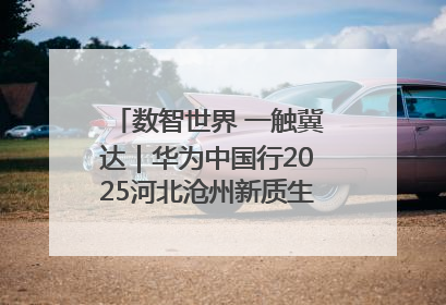 数智世界 一触冀达｜华为中国行2025河北沧州新质生产力峰会成功举办