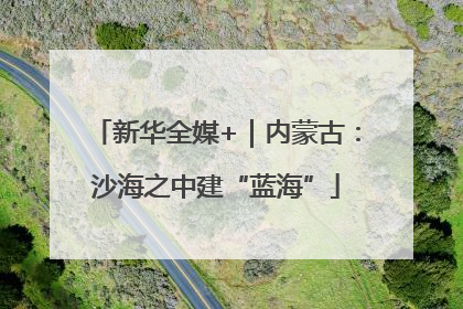 新华全媒+｜内蒙古：沙海之中建“蓝海”