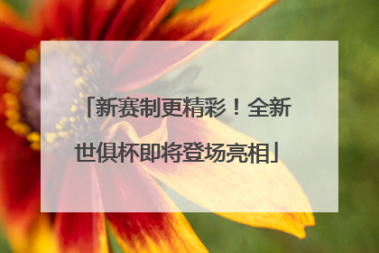 新赛制更精彩！全新世俱杯即将登场亮相