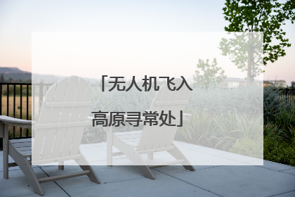 无人机飞入高原寻常处