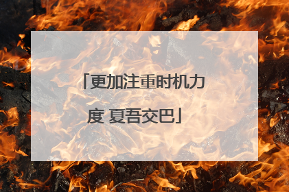 更加注重时机力度 夏吾交巴