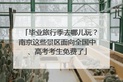 毕业旅行季去哪儿玩？南京这些景区面向全国中、高考考生免费了