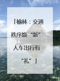 榆林：交通秩序焕“新” 人车出行有“礼”